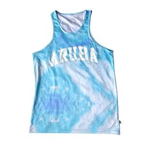Banana Boat Muscle Tank Tie Dye Aruba Large